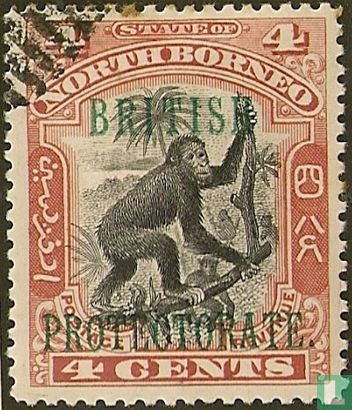 Orang-utan, with overprint