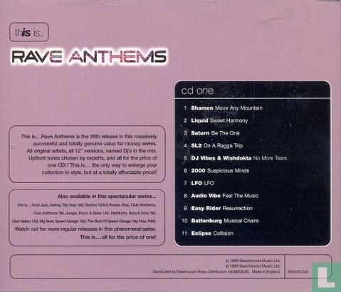 This is Rave Anthems - Afbeelding 2