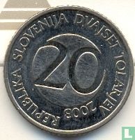 Slovenia 20 tolarjev 2003 - Image 1