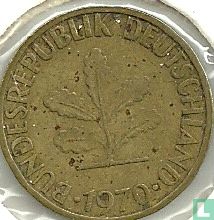 Duitsland 5 pfennig 1970 (G) - Afbeelding 1