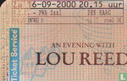 20000916 An evening with Lou Reed