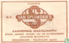 Cantine N.V. Van Splunder's Aanneming Maatschappij