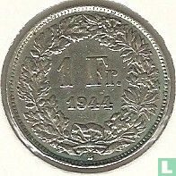 Zwitserland 1 franc 1944 - Afbeelding 1