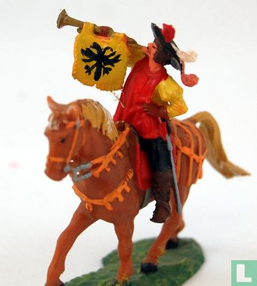 Trompettiste à cheval, héraut - Image 1