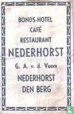 Bonds Hotel Café Restaurant Nederhorst