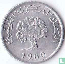Tunisia 2 millim 1960 - Image 1