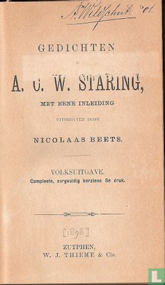 Gedichten van A.C.W. Staring  - Image 2