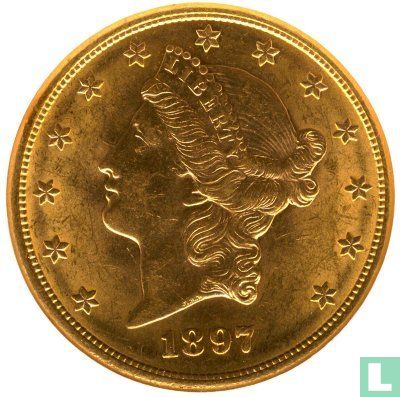États-Unis 20 dollars 1897 (S) - Image 1