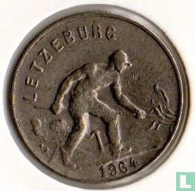 Luxemburg 1 franc 1964 - Afbeelding 1