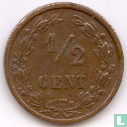 Pays-Bas ½ cent 1894 - Image 2