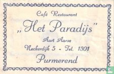 Café Restaurant "Het Paradijs"