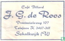 Café Billard J.G. de Roos 
