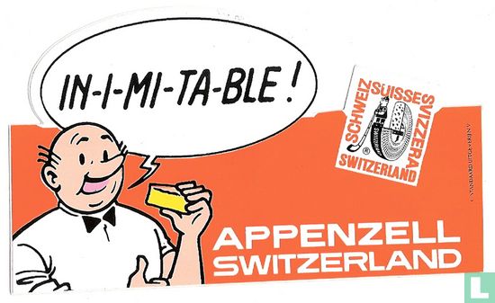 Lambik eet appenzell kaas (Frans)
