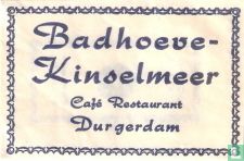 Badhoeve Kinselmeer Café Restaurant