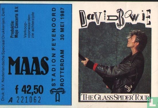19870530 David Bowie - The glass Spider Tour (Maas) - Image 1
