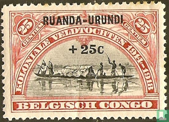 Colonial campaigns, with overprint