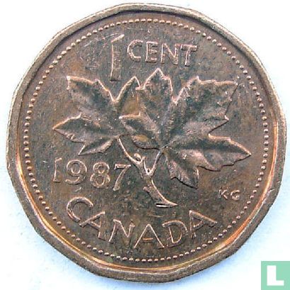 Canada 1 cent 1987 - Image 1