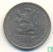 Tschechoslowakei 50 Haleru 1990 - Bild 1