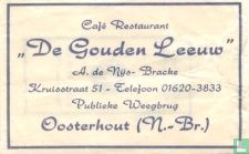 Café Restaurant "De Gouden Leeuw"