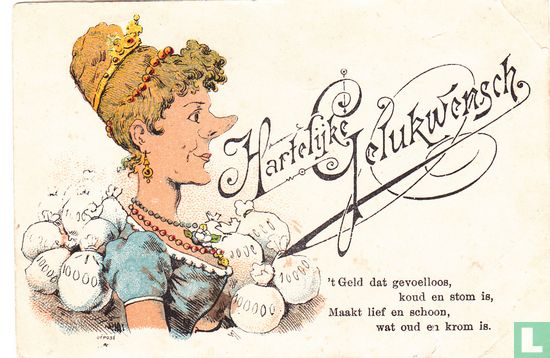 nieuwjaarskaart 1 jan. 1904 - Afbeelding 1