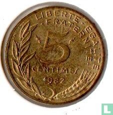 Frankrijk 5 centimes 1982 - Afbeelding 1