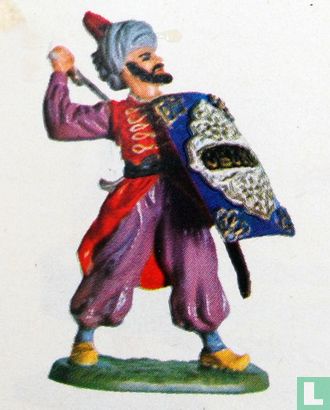 turque homme avec une cimeterre