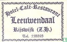 Hotel Café Restaurant Leeuwendaal