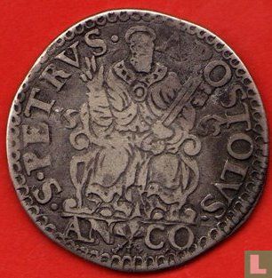 Papal States - Ancona 1 testone ND (1559-1565) - Image 2