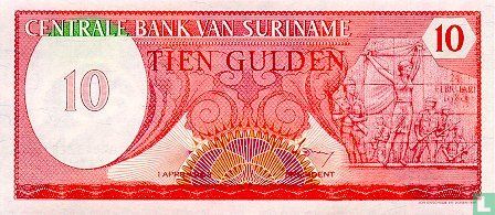 Suriname 10 Gulden 1982 - Afbeelding 1