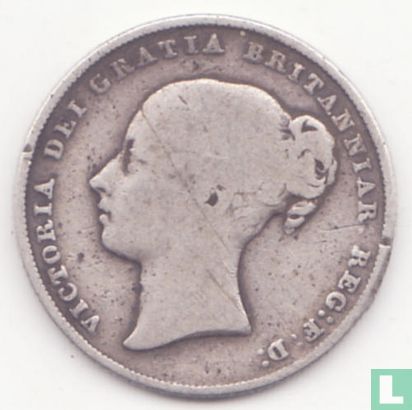 United Kingdom 1 shilling 1849 - Image 2