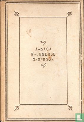 A-saga, E-legende, O-sprook - Image 1