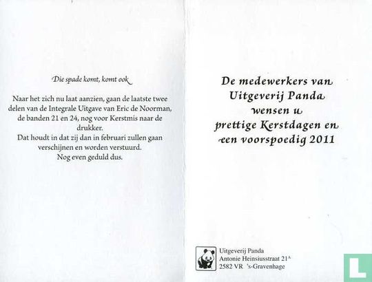 Kerstkaart 2010 - 2011 - Uitgeverij Panda - Bild 3