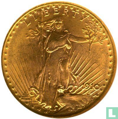 United States 20 dollars 1910 (S) - Image 1