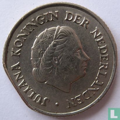 Netherlands 25 cent 1951 (misstrike) - Image 2