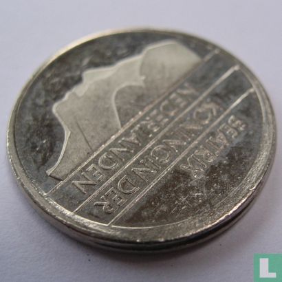 Pays-Bas 25 cents 2000 (fauté) - Image 3