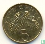 Singapore 5 cents 1997 - Image 2
