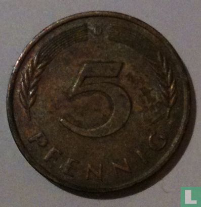 Duitsland 5 pfennig 1989 (D) - Afbeelding 2