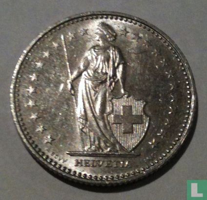 Switzerland 1 franc 1992 - Image 2