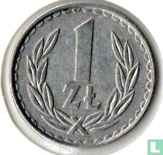 Pologne 1 zloty 1985 - Image 2