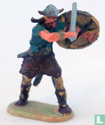 Viking met zwaard slaand - Afbeelding 1