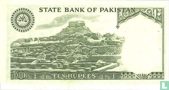 Pakistan 10 Rupees (P29a2) ND (1976) - Afbeelding 2
