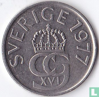 Zweden 5 kronor 1977 - Afbeelding 1