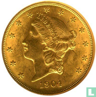 Verenigde Staten 20 dollars 1904 (zonder S) - Afbeelding 1