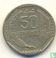 Peru 50 céntimos 1994 - Image 2