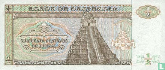 Guatemala 0.50 Quetzal 1989 - Image 2