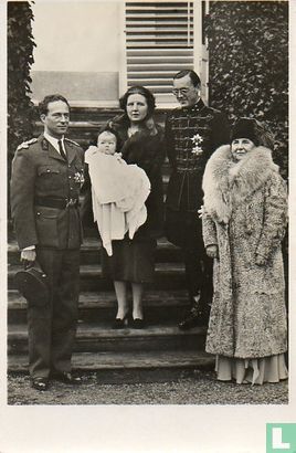 Bezoek van Koning Leopold,aan de Kon. Familie te Soestdijk 22 Nov.1938 - Image 1