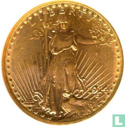 United States 20 dollars 1914 (D) - Image 1