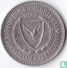 Cyprus 50 mils 1970 - Afbeelding 1