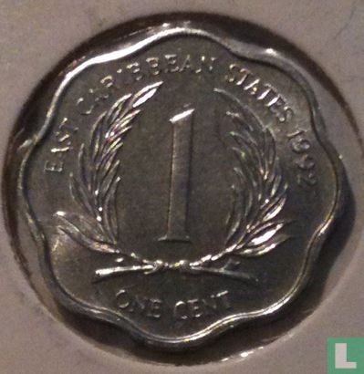Ostkaribische Staaten 1 Cent 1992 - Bild 1
