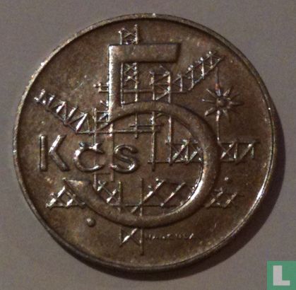 Czechoslovakia 5 korun 1991 (Kremnica) - Image 2